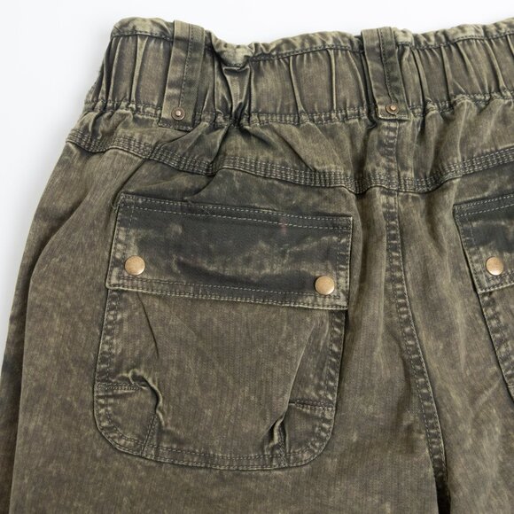 Free People We The Free Can't Compare Slouch Pants Green - Picture 9 of 14